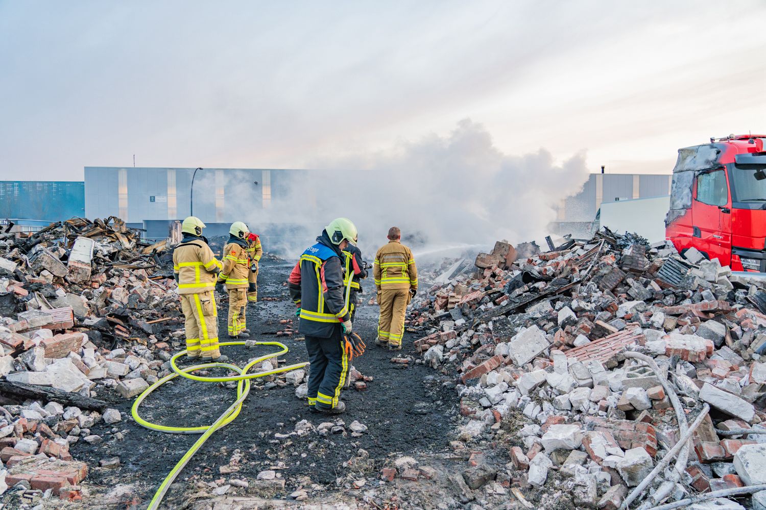 Brand Voltastraat Harderwijk