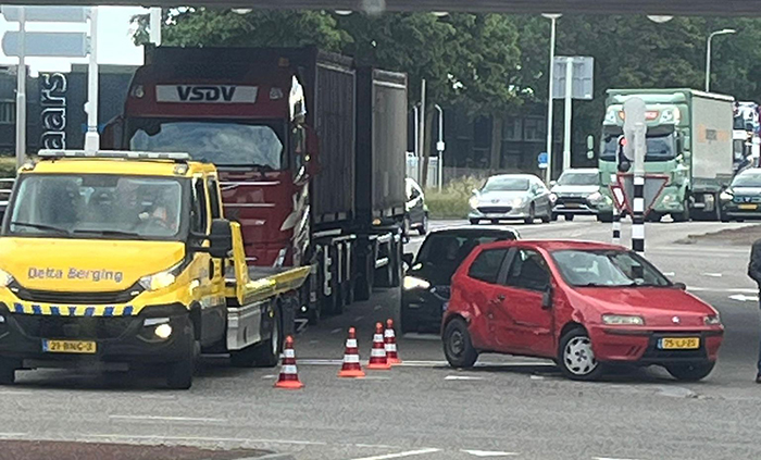 Verkeersongeluk Newtonweg Harderwijk