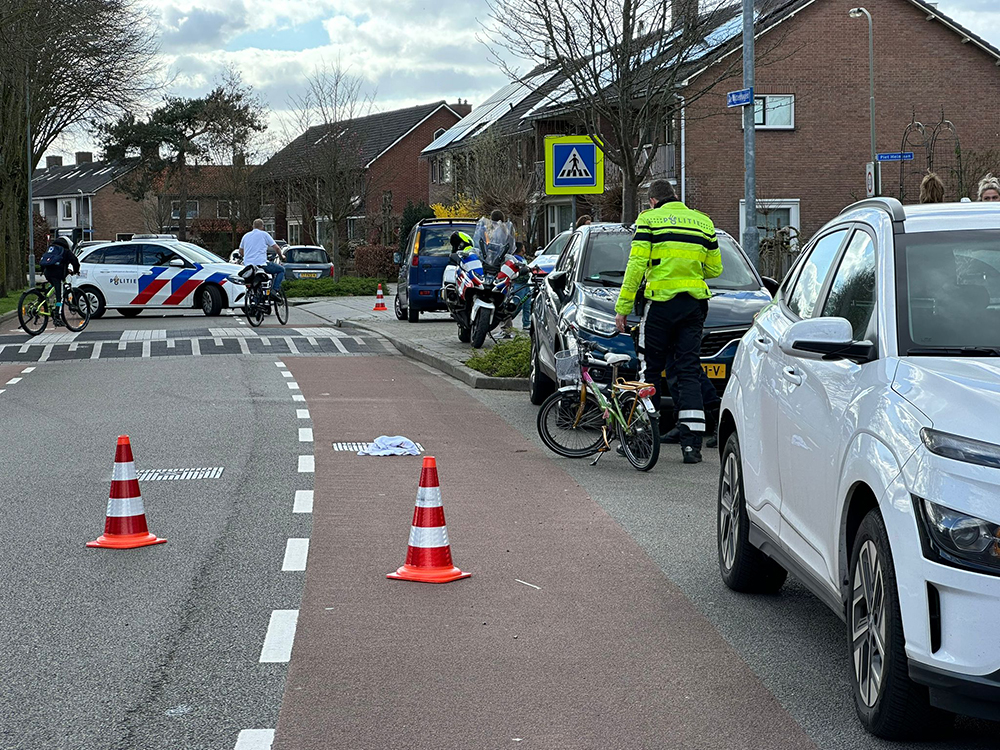 Ongeluk met kind op fiets Wittehagen