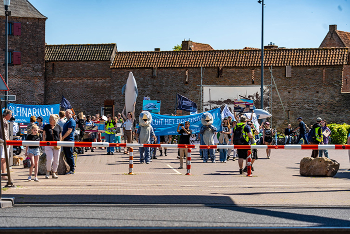 Protest Dolfinarium Harderwijk
