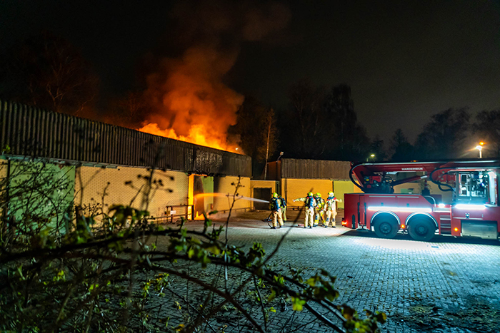 Brand industrieterrein de Beemd Harderwijk