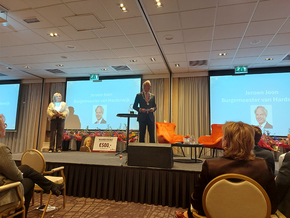 Burgemeester Jeroen Joon Linnaeusonderscheiding 2025