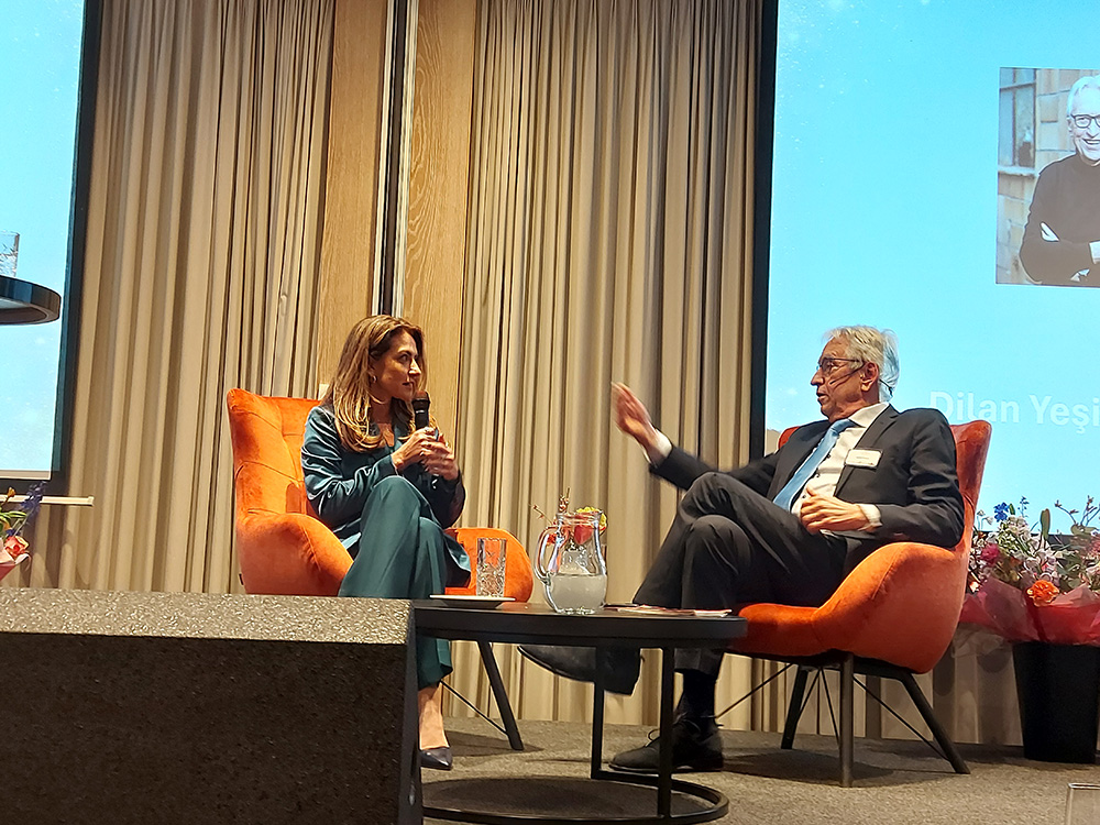 Dilan Yesilgoz en Andries Knevel