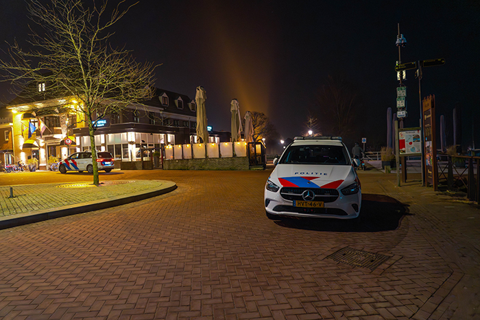 Man op straat binnenstad Harderwijk