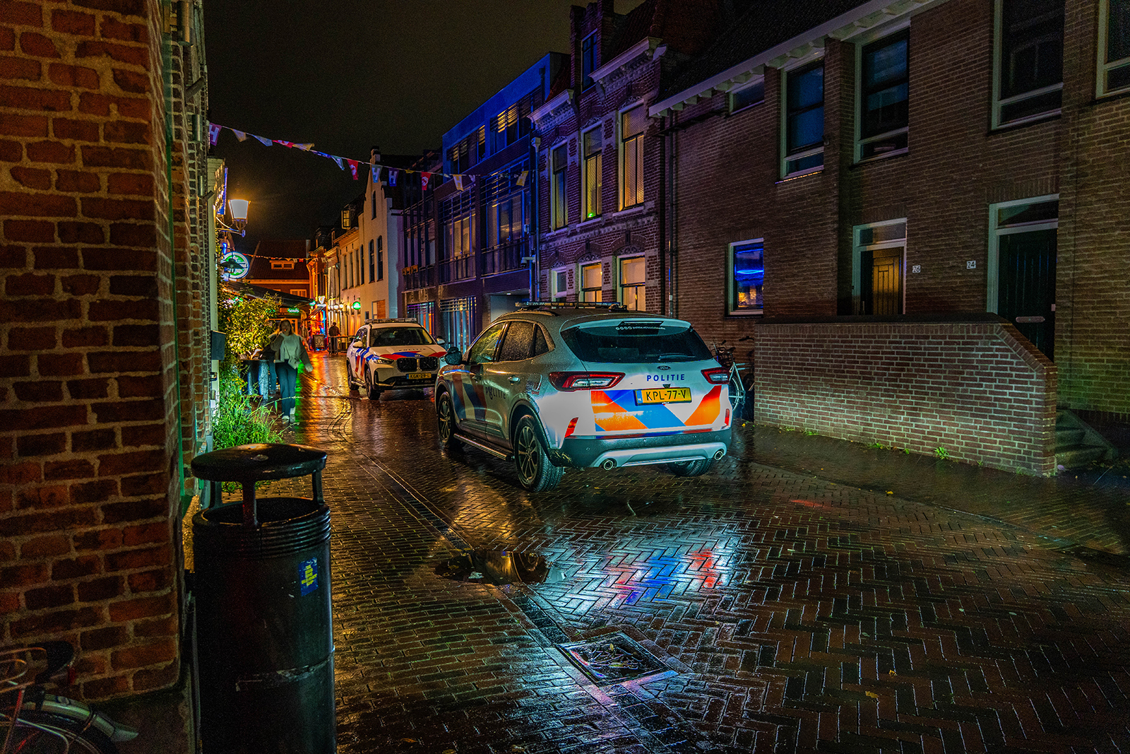Ruzie in de Vijhestraat Harderwijk