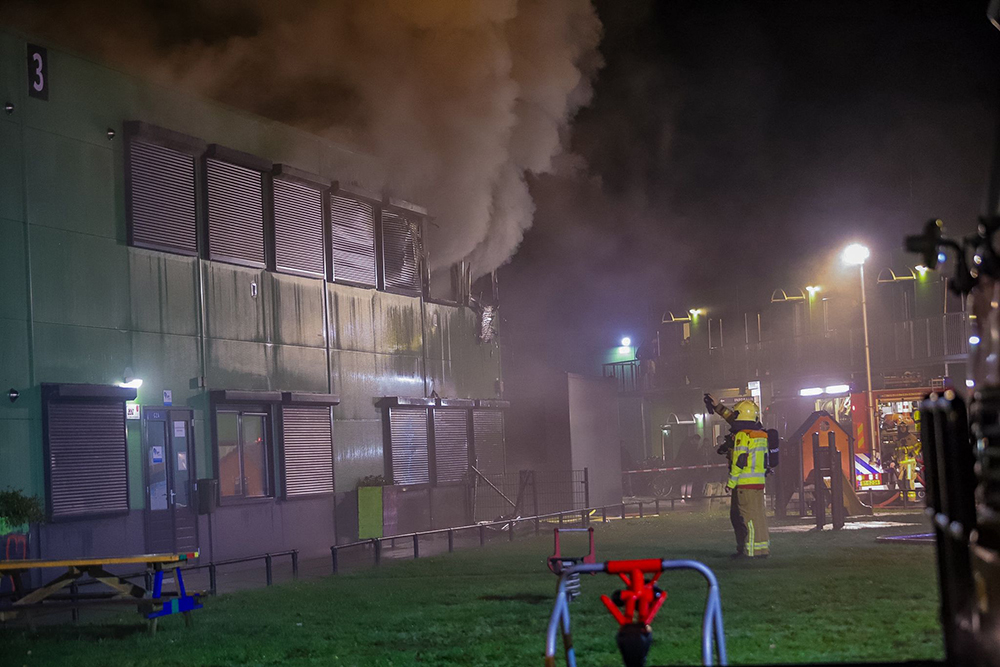 Brand AZC Harderwijk