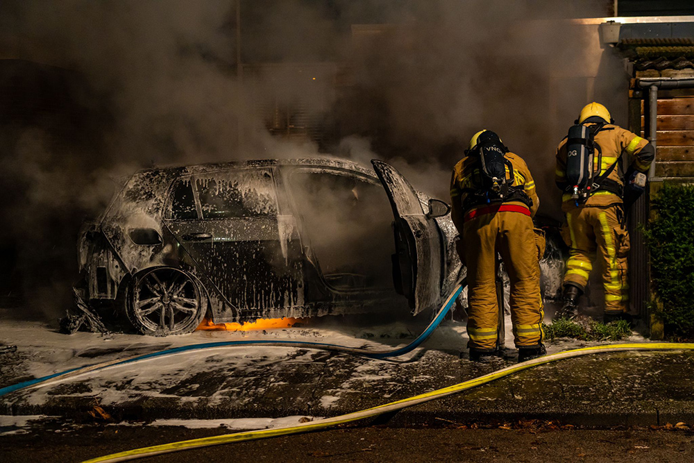 auto brand Schippersmeen Harderwijk