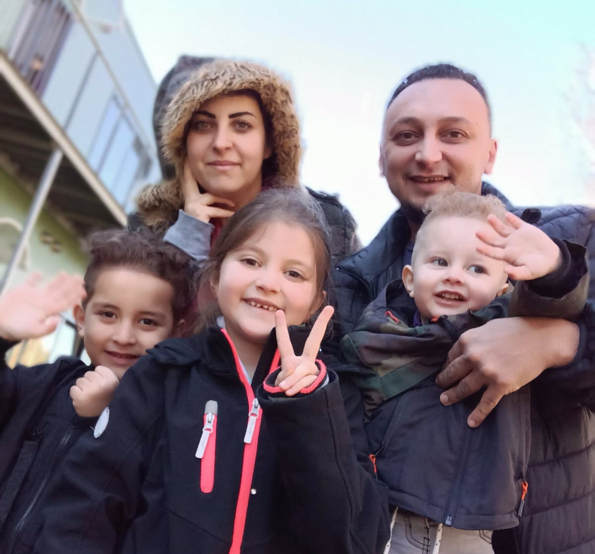 Hiba en haar gezin AZC Harderwijk