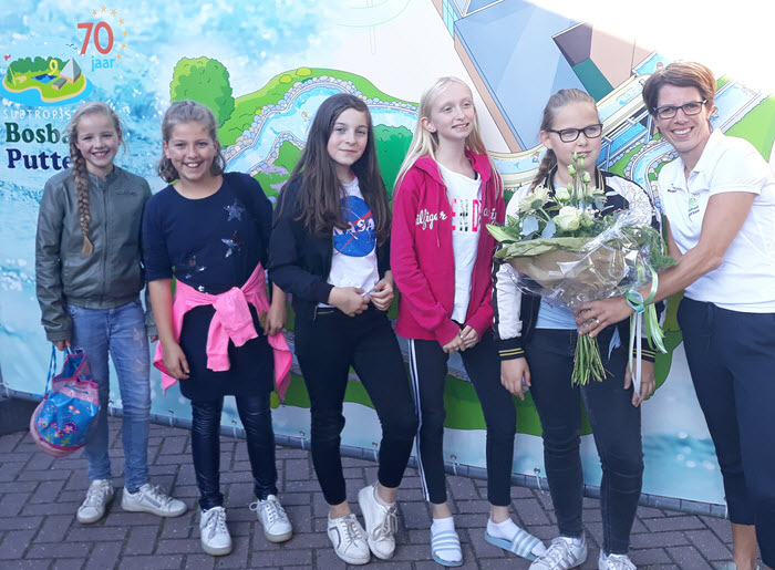 Bosbad Putten 200.000e bezoeker