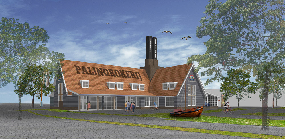 Nieuwbouw Palingrokerij en Vishandel Dries van den Berg Harderwijk palingmuseum