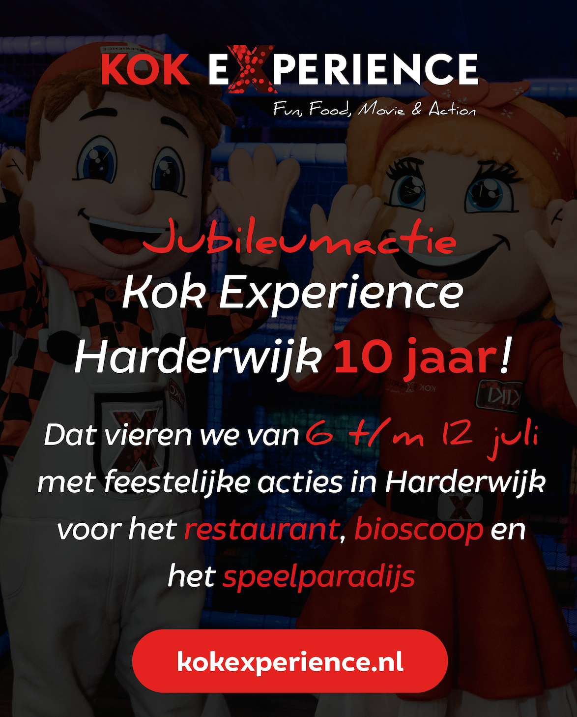 10-jarig jubileum Kok Experience