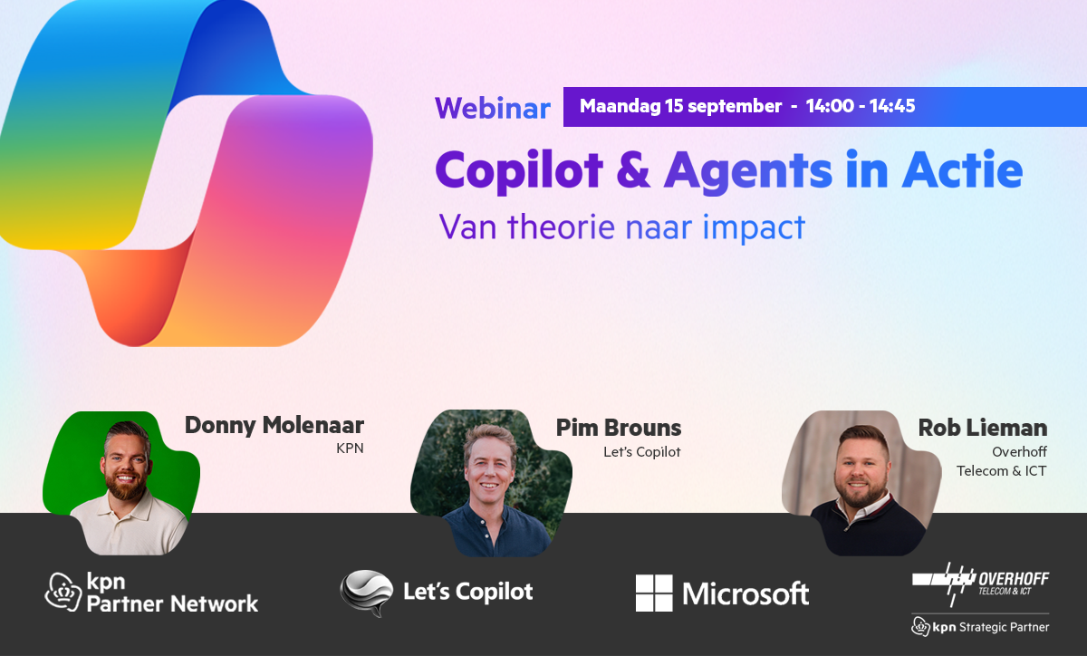Webinar: Copilot & Agents in Actie
