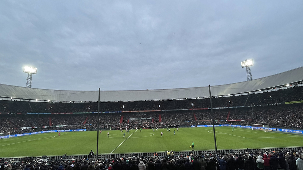 Den viktigste Eredivisie-kampen Feyenoord - PSV endte 1-2 på søndag.  (foto: Marco Jansen)