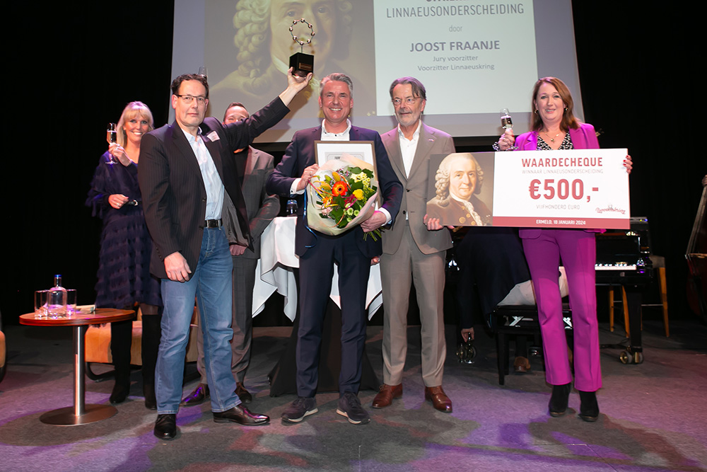 Wuestman winnaar 25ste Linnaeusonderscheiding