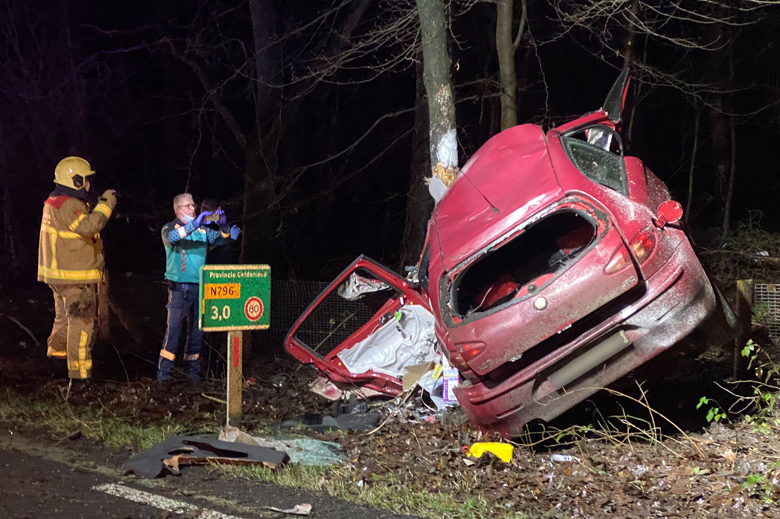 Ongeval Leuvenumseweg Ermelo 24 december 2020