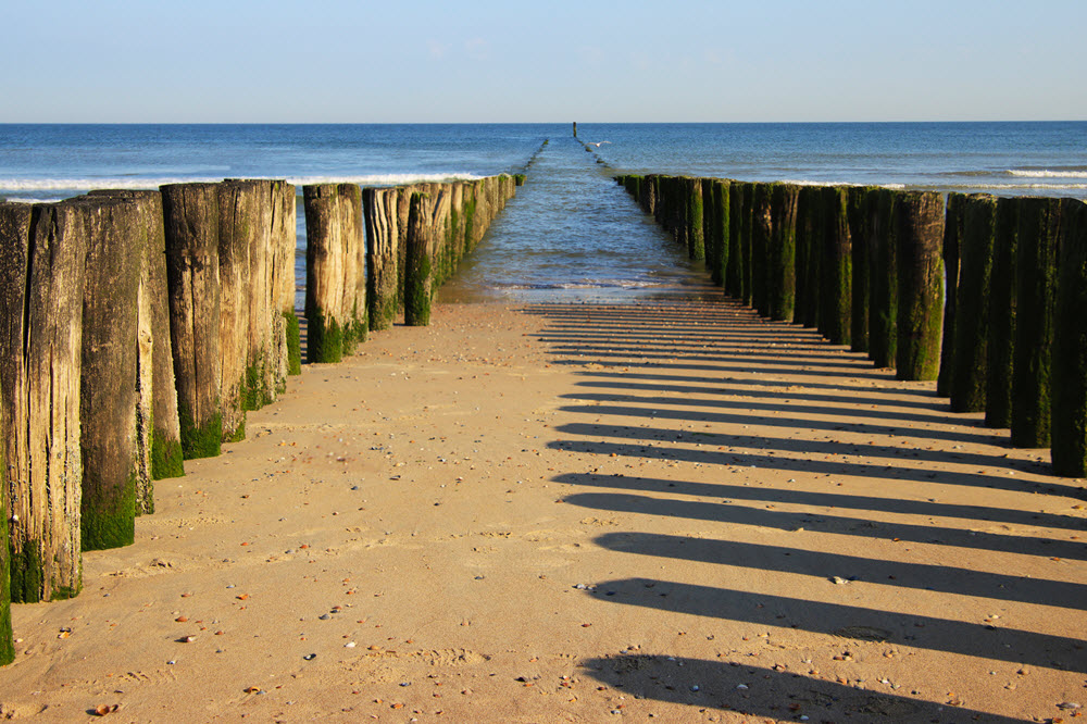 Paalhoofden in Zeeland Fotograaf Jan Willem Hage