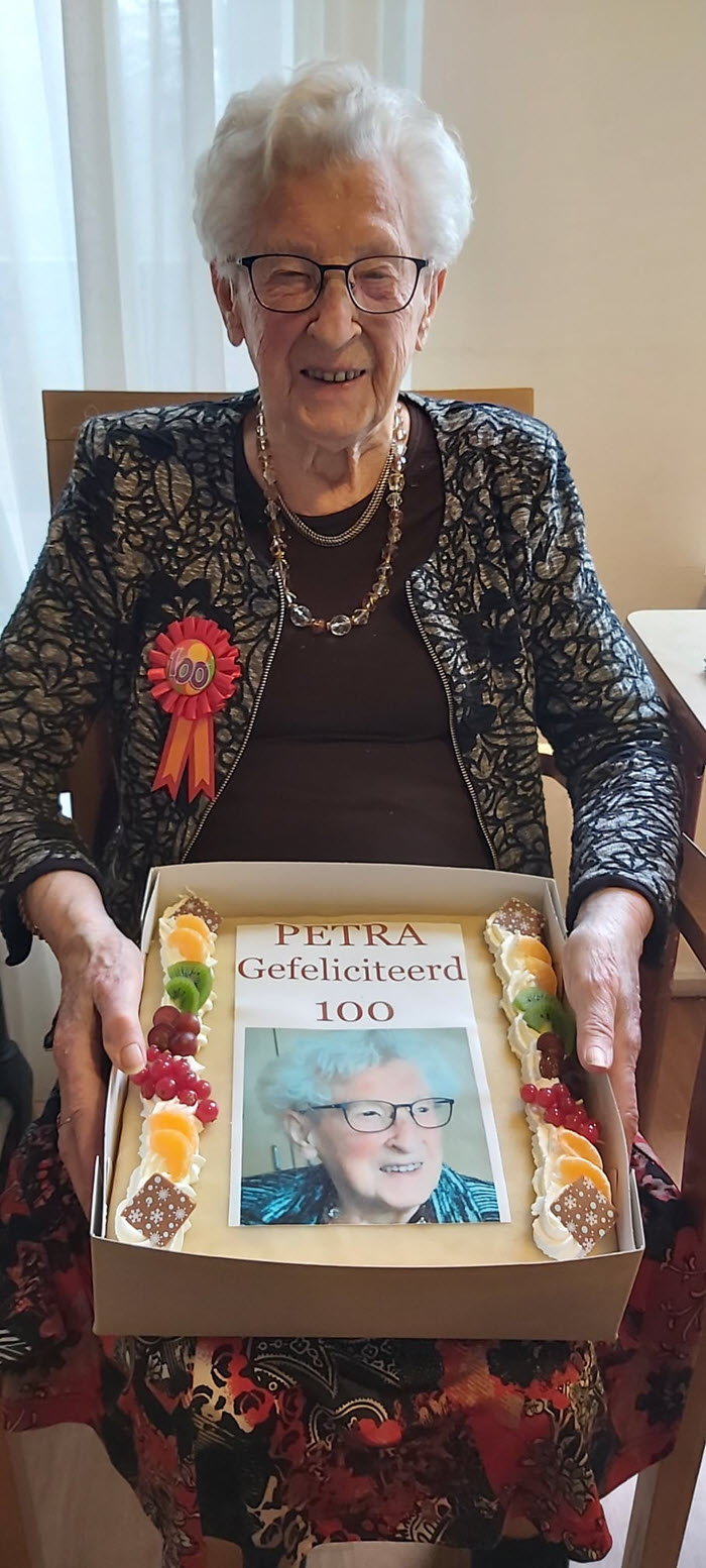 Mevrouw Bos Harderwijk 100 jaar
