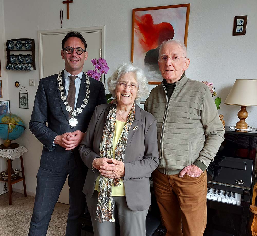 Echtpaar van Zalk Harderwijk 65 jaar getrouwd
