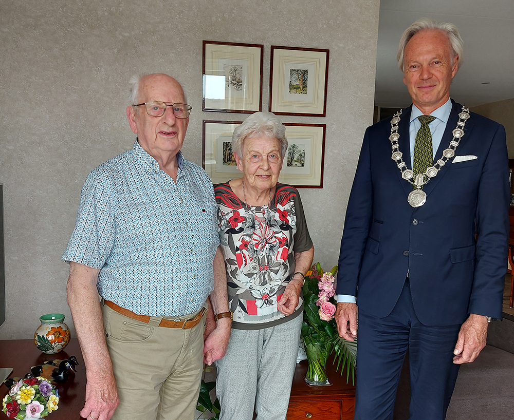 Echtpaar Berkhof Harderwijk 65 jaar getrouwd