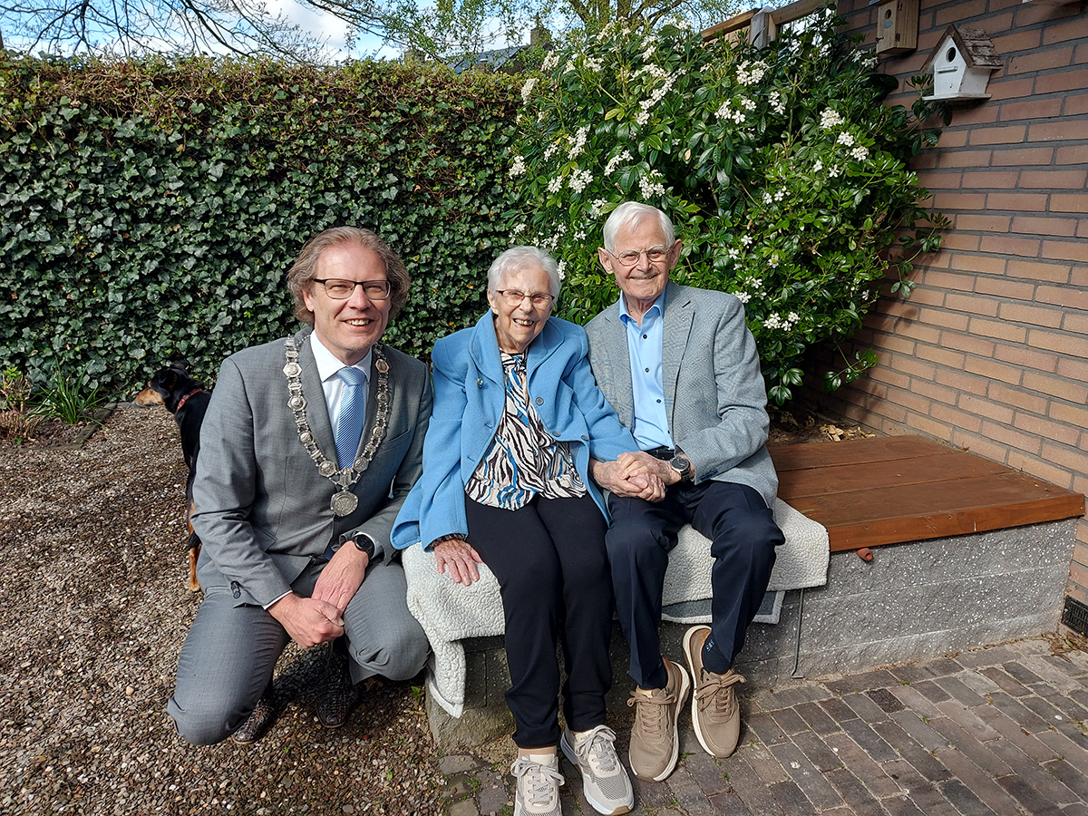 Echtpaar Spaan Companjen 70 jaar getrouwd Harderwijk