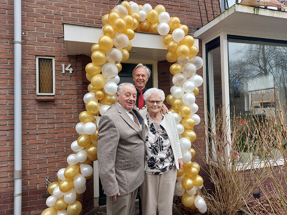 Hasker en Willie 60 jaar getrouwd