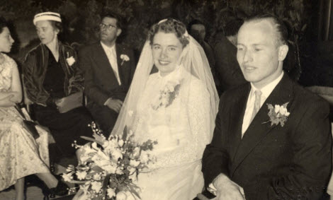 Bruidspaar Nispeling Boom 60 jaar getrouwd Harderwijk