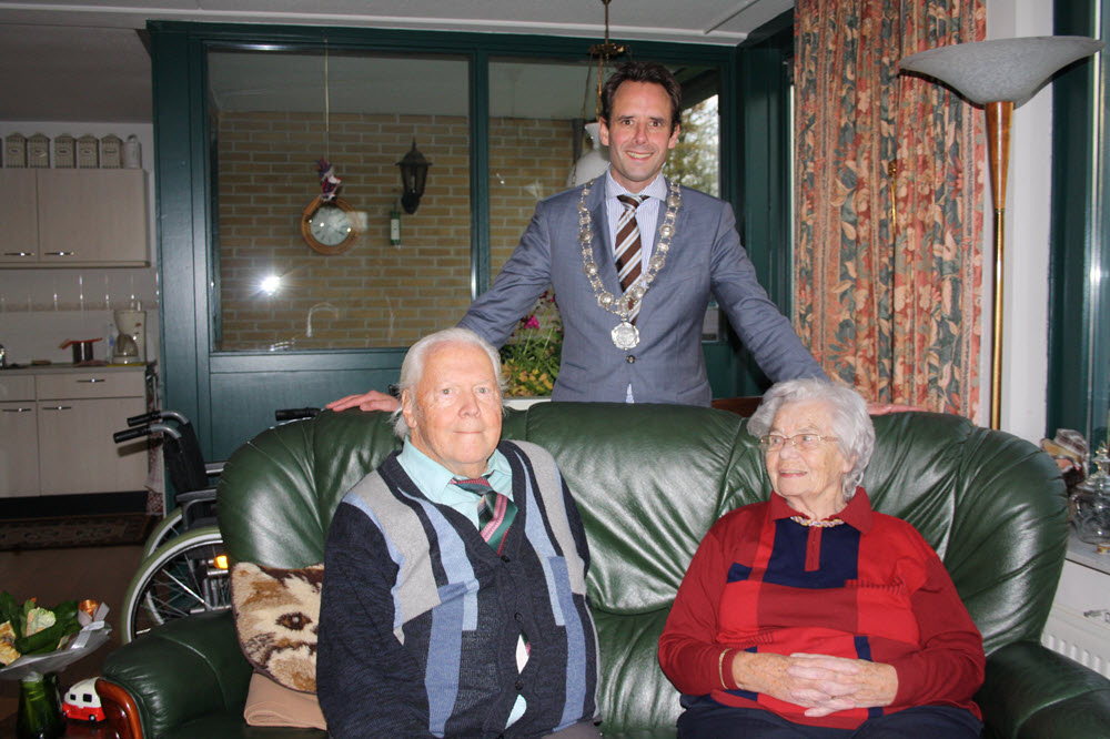 Echtpaar Enkelaar 60 jaar getrouwd Harderwijk