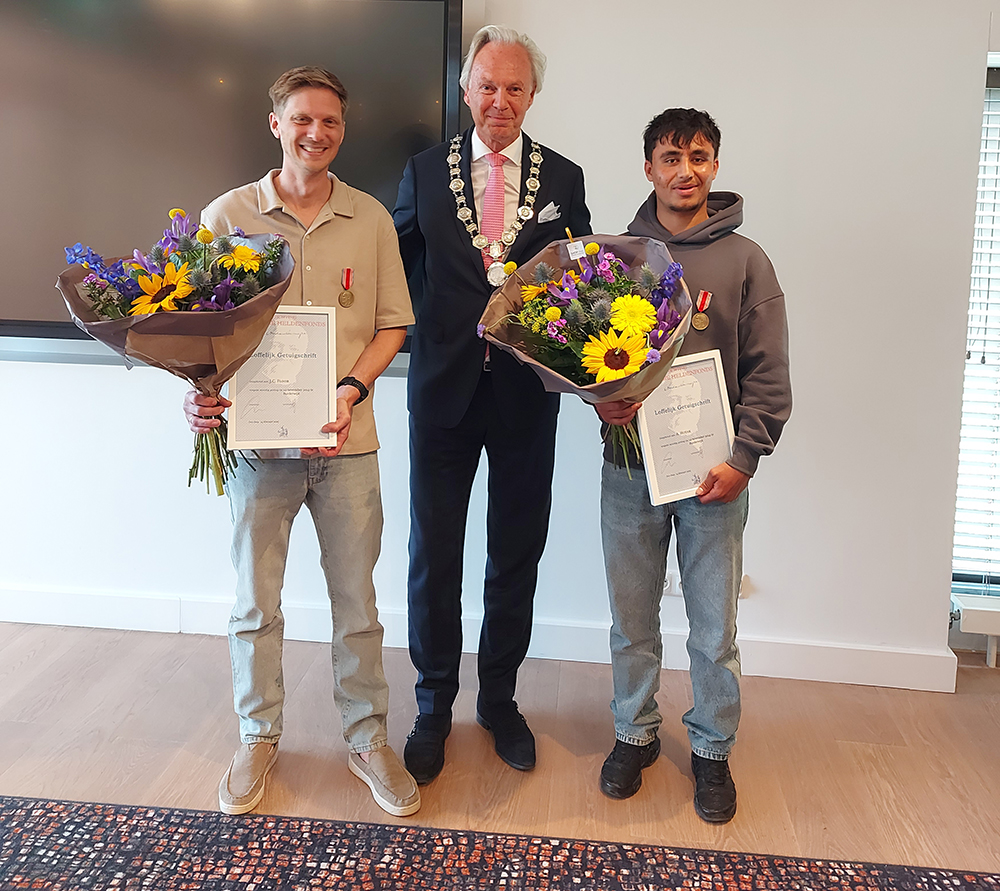 Uitreiking Carnegie Heldenmedailles Harderwijk