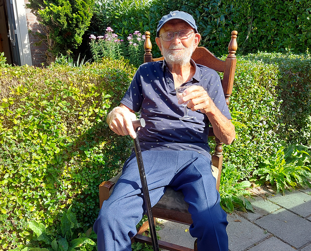 102-jarige Christiaan Glismeijer Harderwijk