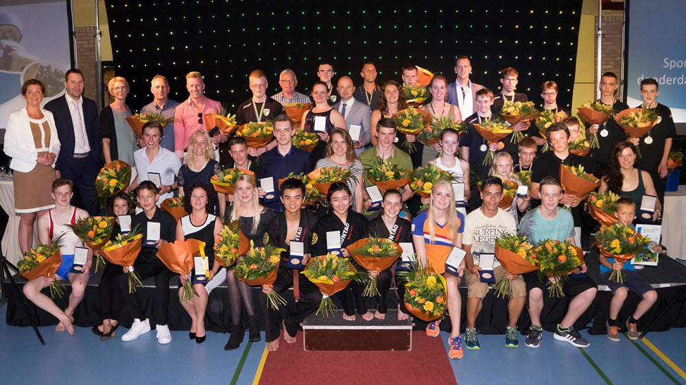 Huldiging sportkampioenen Harderwijk 2016