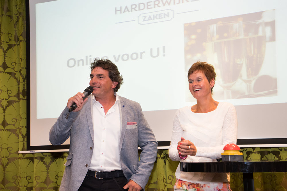 Gerrit en Gerdien Beelen lancering Harderwijkse Zaken 27 mei 2015