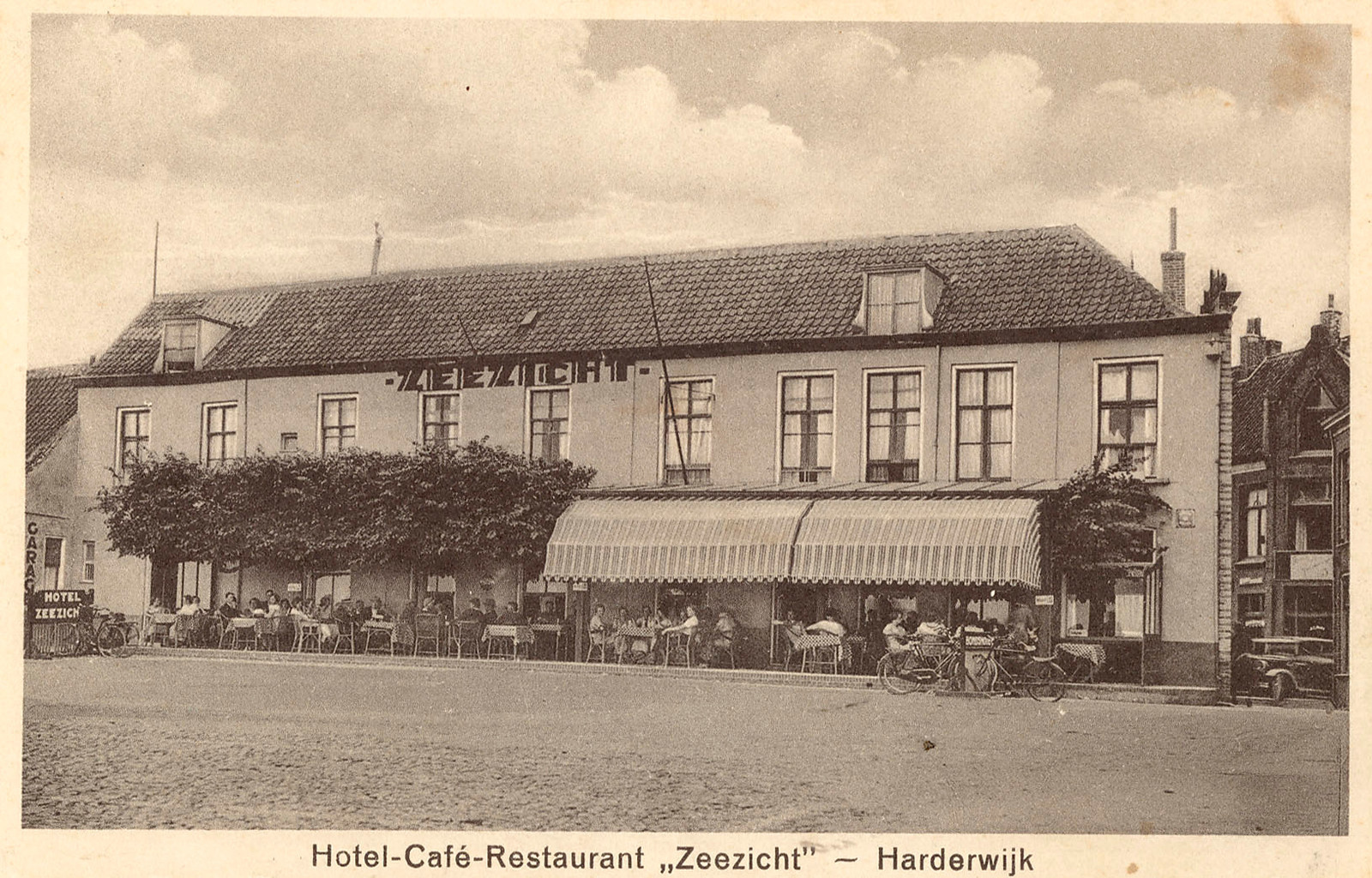 Oude foto Hotel Restaurant Zeezicht