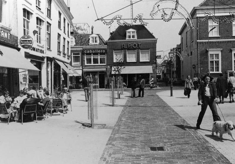 Markt eind jaren 70 in Harderwijk