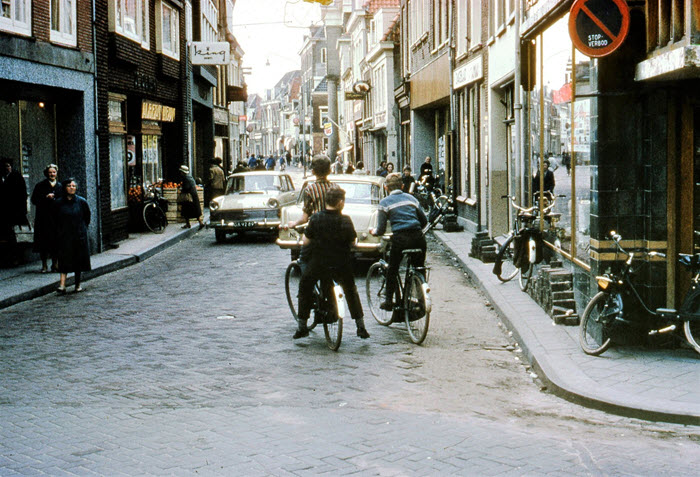 Wolleweverstraat Harderwijk jaren 60