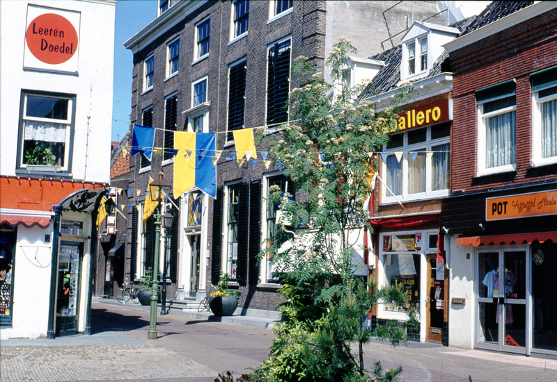 Hoek Markt Bruggestraat in Harderwijk
