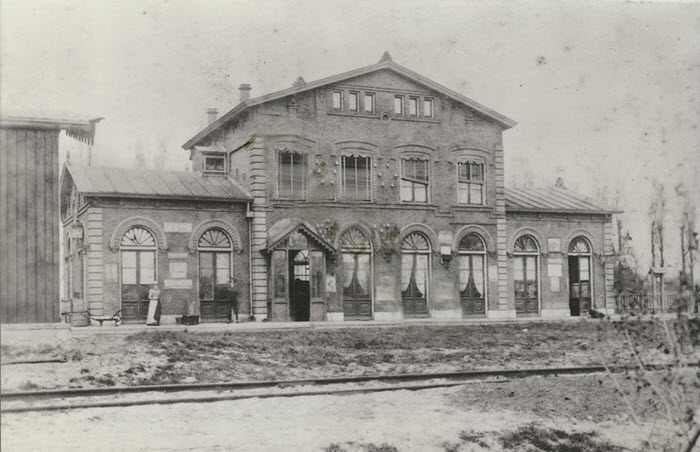 Station Harderwijk rond 1900