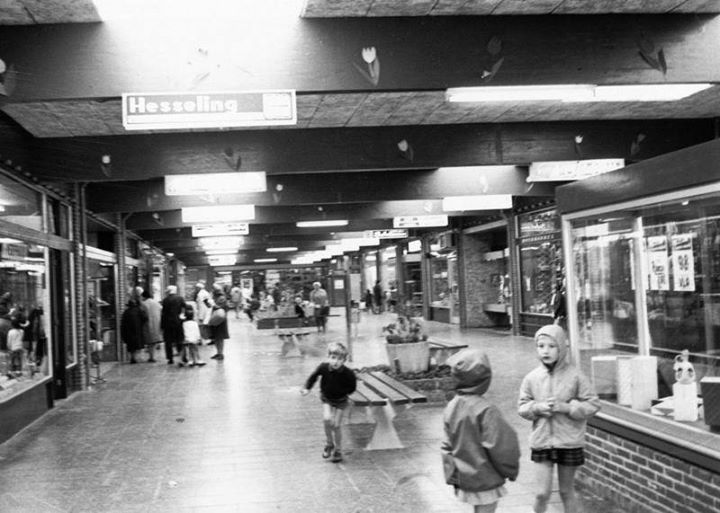 Winkelcentrum Stadsdennen Harderwijk 1970