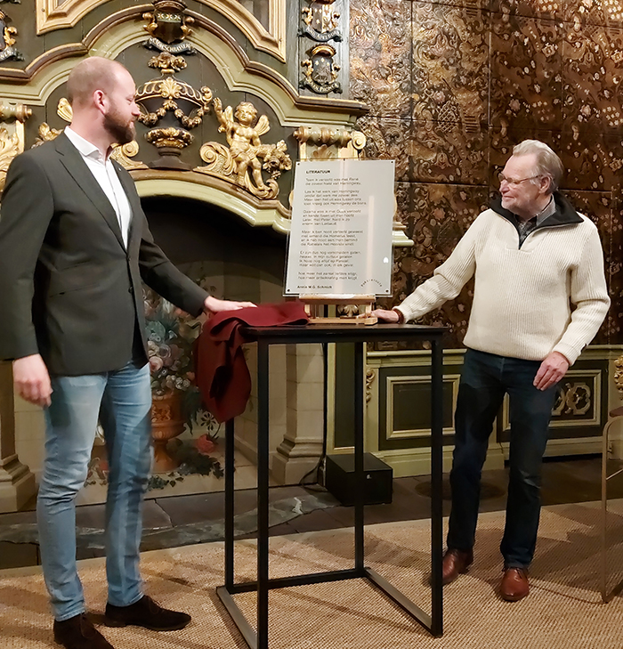 Opening poezieroute Harderwijk