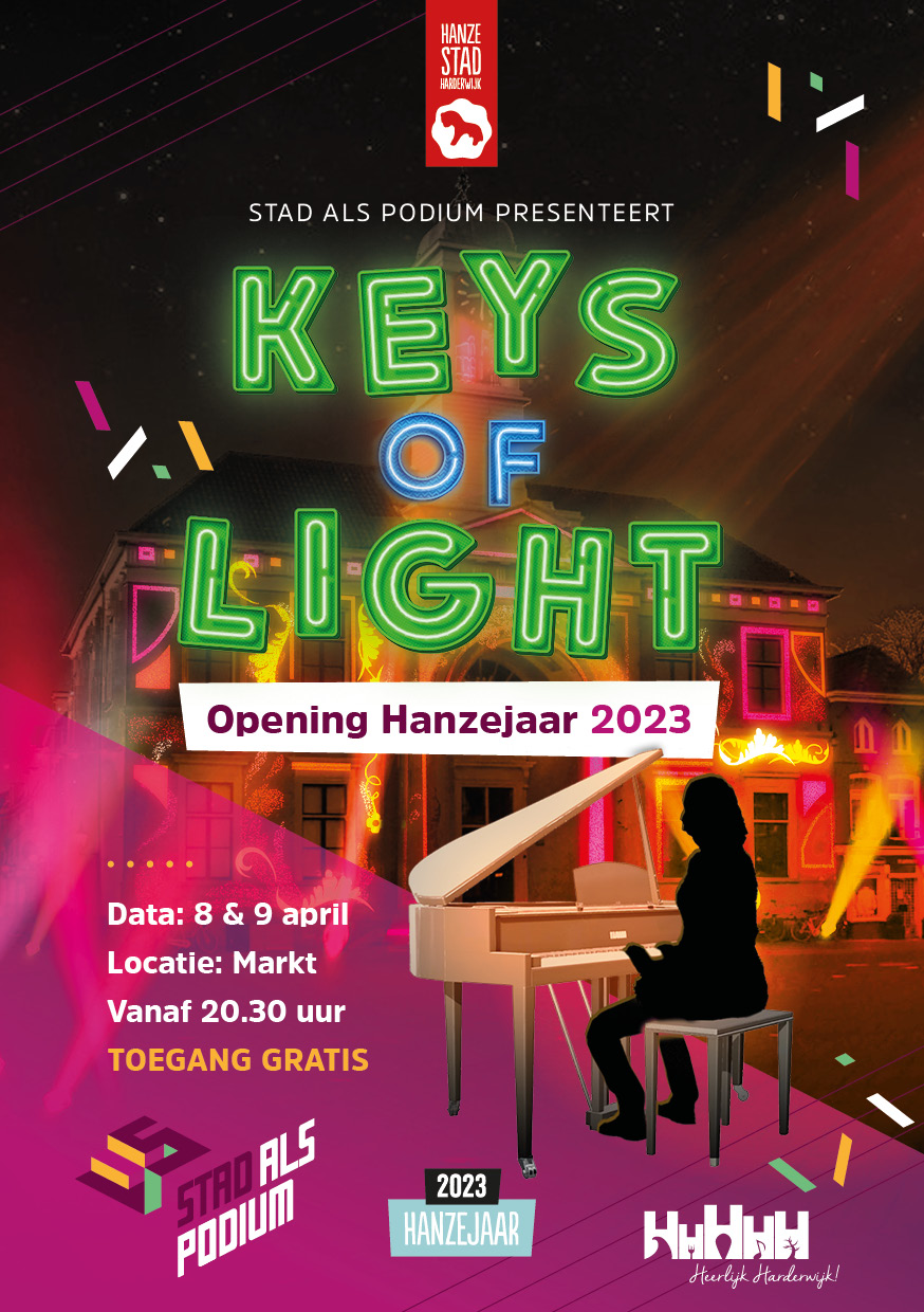 Keys of Light Stad als Podium Harderwijk