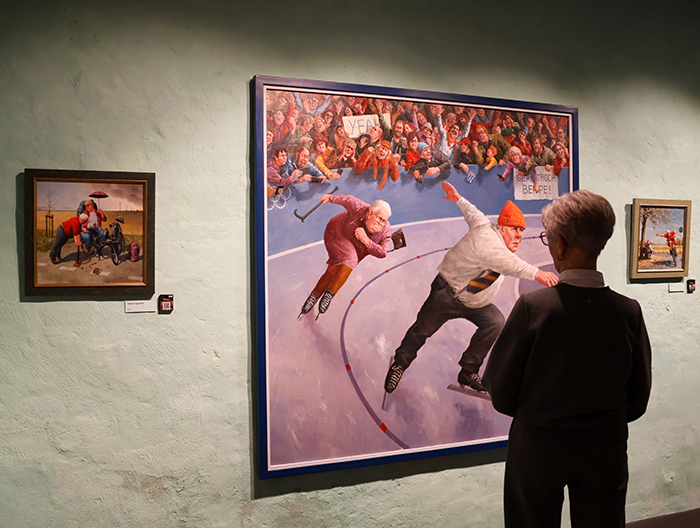 Schaatsers Marius van Dokkum