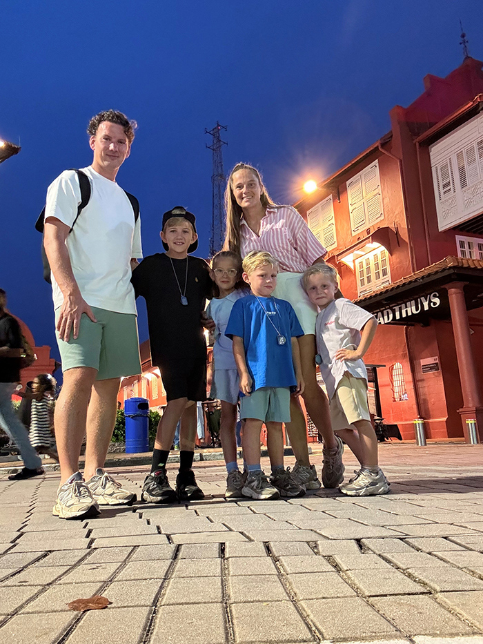 Gezin van den Berg op wereldreis