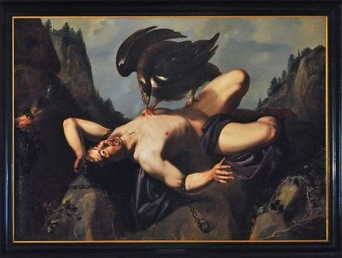 Schilderij de Marteling van Prometheus