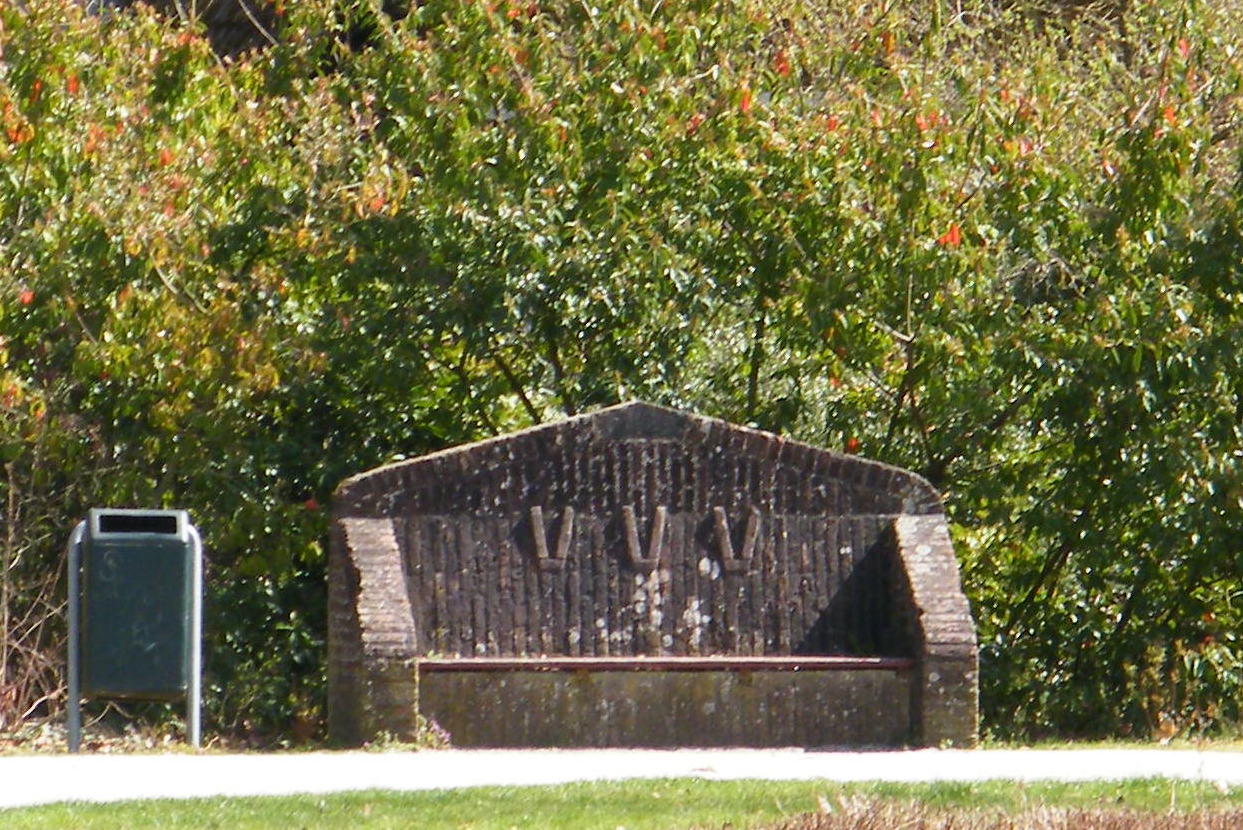 VVV-bankje in het Oranje park in Harderwijk