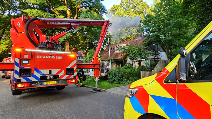 Man uit huis gehaald Nunspeet brand