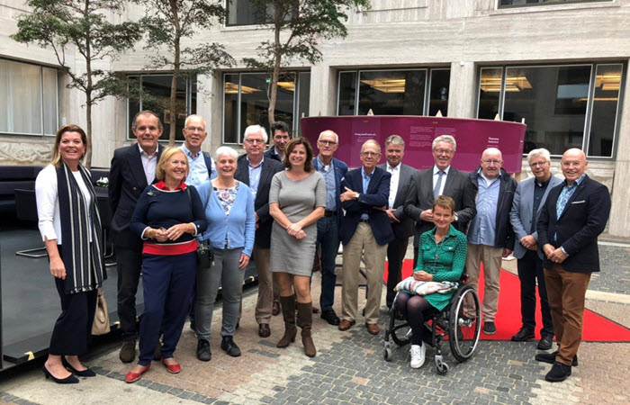 Delegatie VVD op bezoek Provinciehuis Gelderland