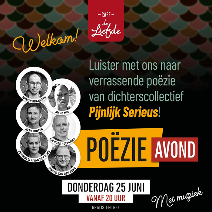 Poezie avond Cafe de Liefde