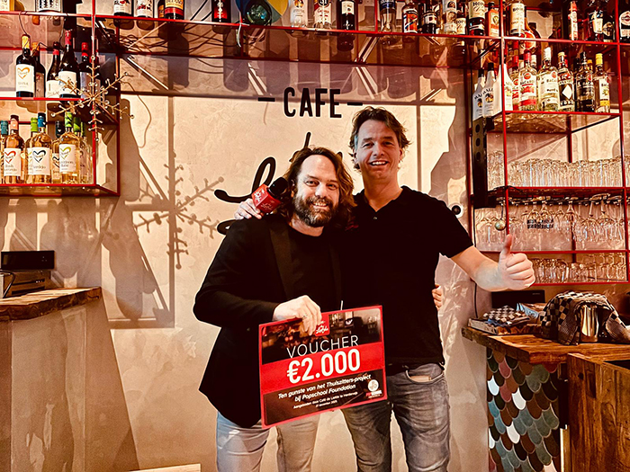 Cafe de Liefde cheque Popschool Harderwijk