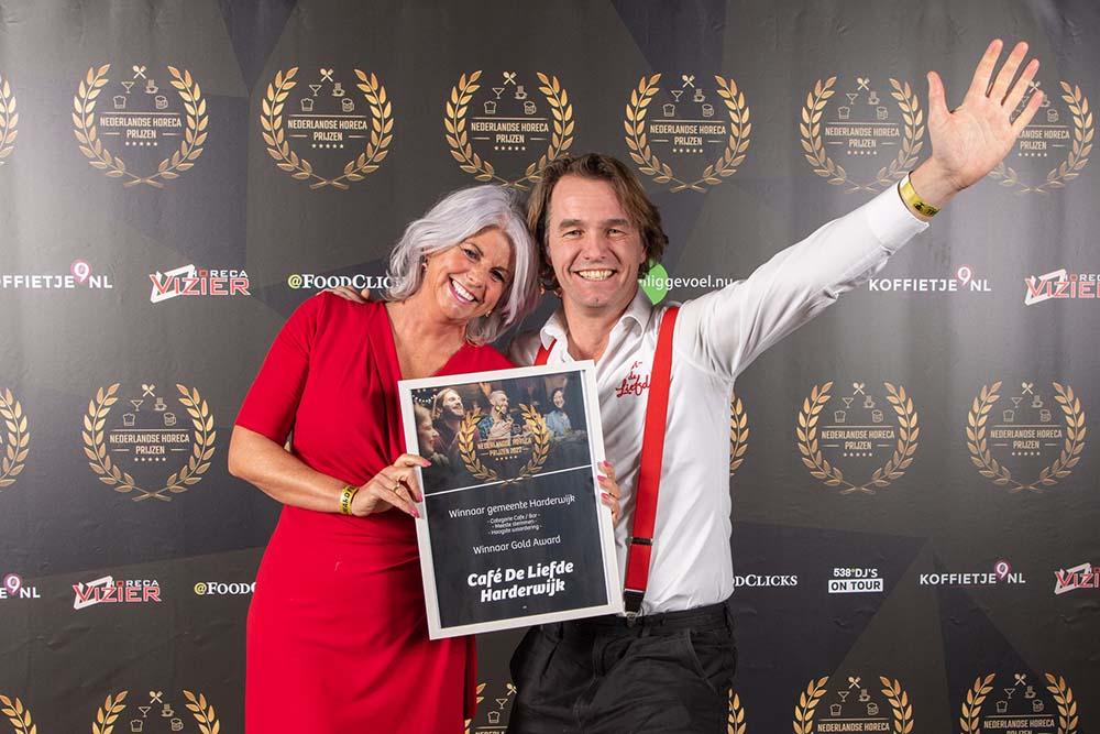 Suzanne van Harten en Teun van Garderen Gold Award 