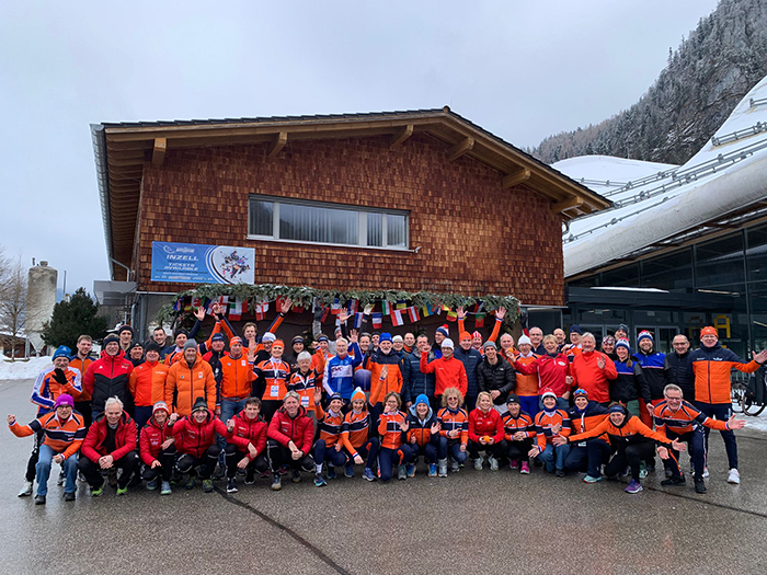 De Nederlandse equipe van 71 Masters.