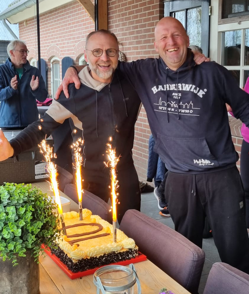 Gerrit Keus 10 jaar trainer Athlos